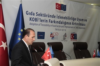 CSD II "Gıda Sektöründe İzlenebilirliğe Uyum ve KOBİ'lerin Farkındalığının Artırılması" Projesi Açılış Toplantısı